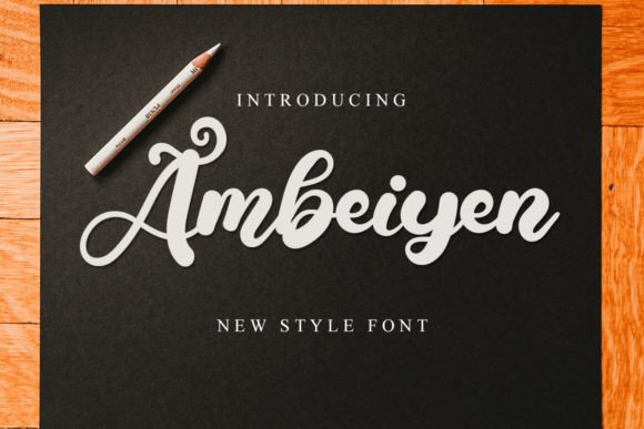 Ambeiyen Font: Elevating Small Business Branding