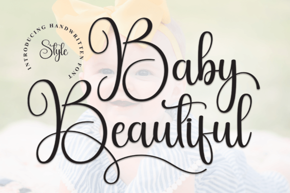 Baby Beautiful: A Delicate Script Font for Modern Web Design