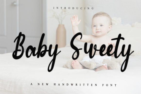 Baby Sweety: A Festive Typeface for Joyful Editorial Designs