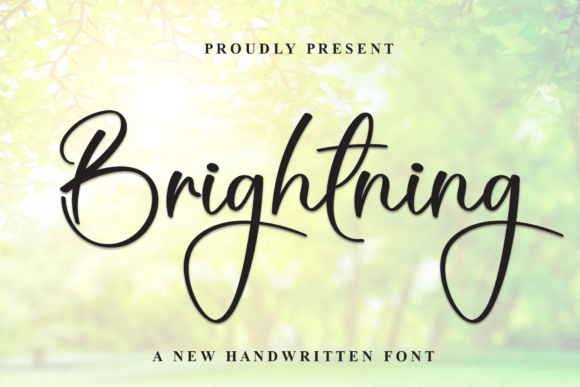 Brightning: A Handwritten Font That Elevates Digital Marketing and Brand Content
