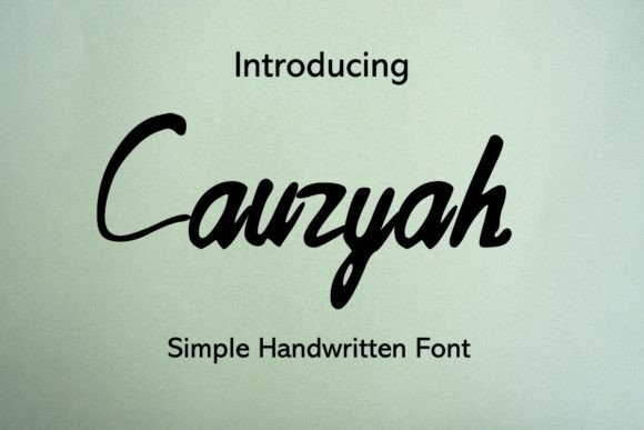 Cauzyah Font: Elevating Digital Campaigns with Handwritten Charm