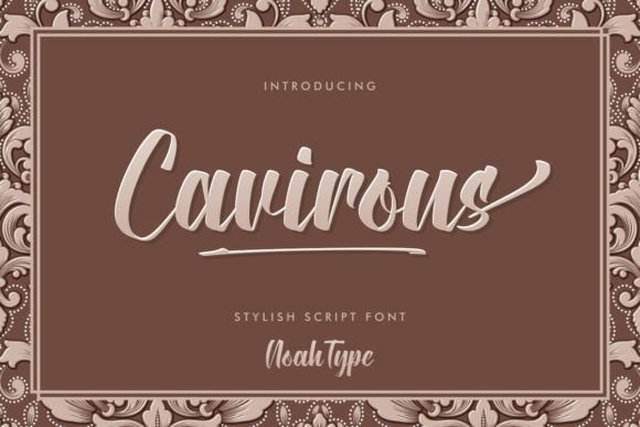 Cavirous: A Stylish Script Font for Bold Brand Identities