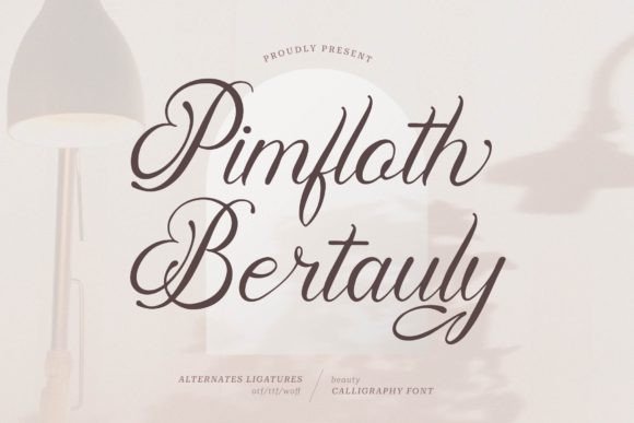 Designing Brand Identity with Pimfloth Bartauly: A Script Font Story