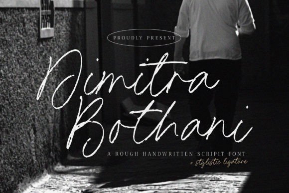 Dimitra Bothani Font: Adding Raw Edge to Brand Design