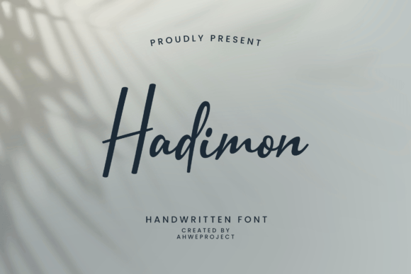 Hadimon Font: Elevating Editorial Design with Elegant Script