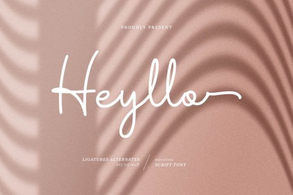 Heyllo Font Review: A Script Typeface for Campaigns