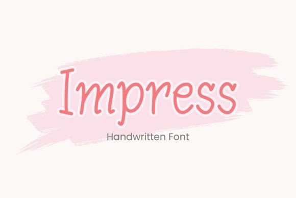 Impress Font: Elevating Campaign Visuals with Modern Script