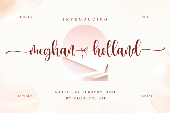 Meghan Holland Font: Elegant Script for Editorial Design