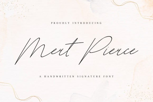 Mert Pierce: The Handwritten Font That Transforms Small Business Branding