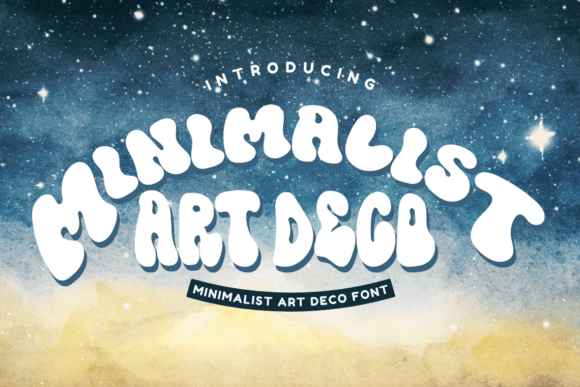 Minimalist Art Deco Font for Modern Web Design