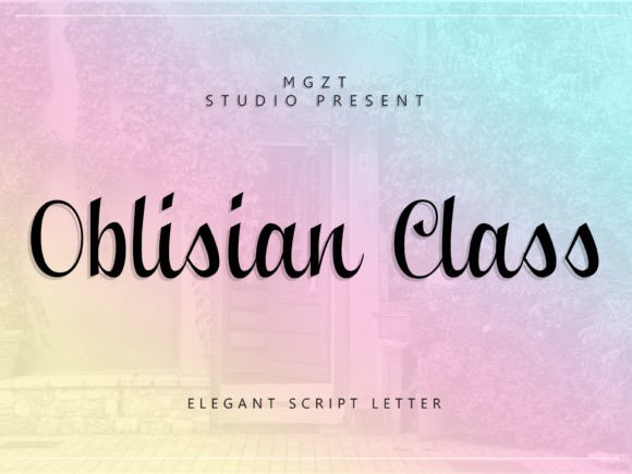 Oblisian Class Font: Elegant Script for Digital Campaigns