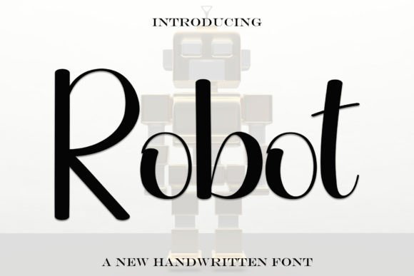 Robot Font: Elevating Editorial Design with Handwritten Elegance