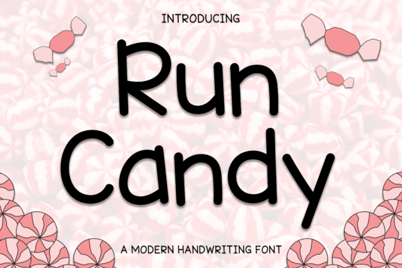Run Candy Font: Modern Script for Digital Design
