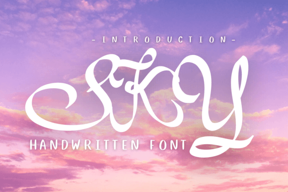 Sky Font: A Handwritten Typeface for Digital Design