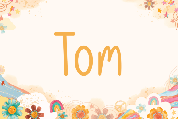 Tom Font: A Friendly Handwritten Typeface for Makers